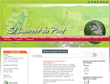 Tablet Screenshot of mairie-st-laurent-du-pont.fr